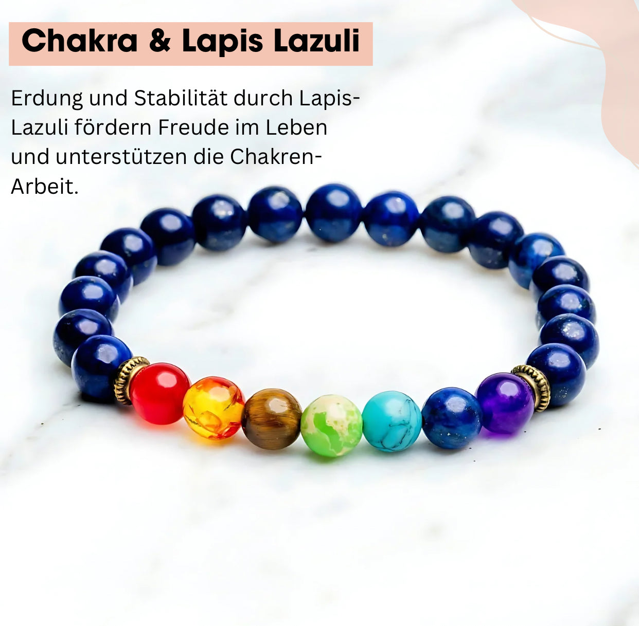 7 Steine Chakra Armband