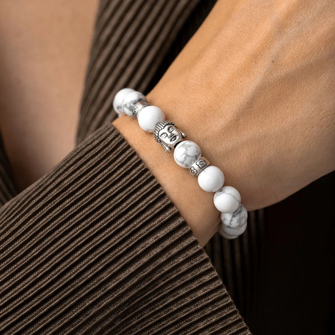 Howlite Armband