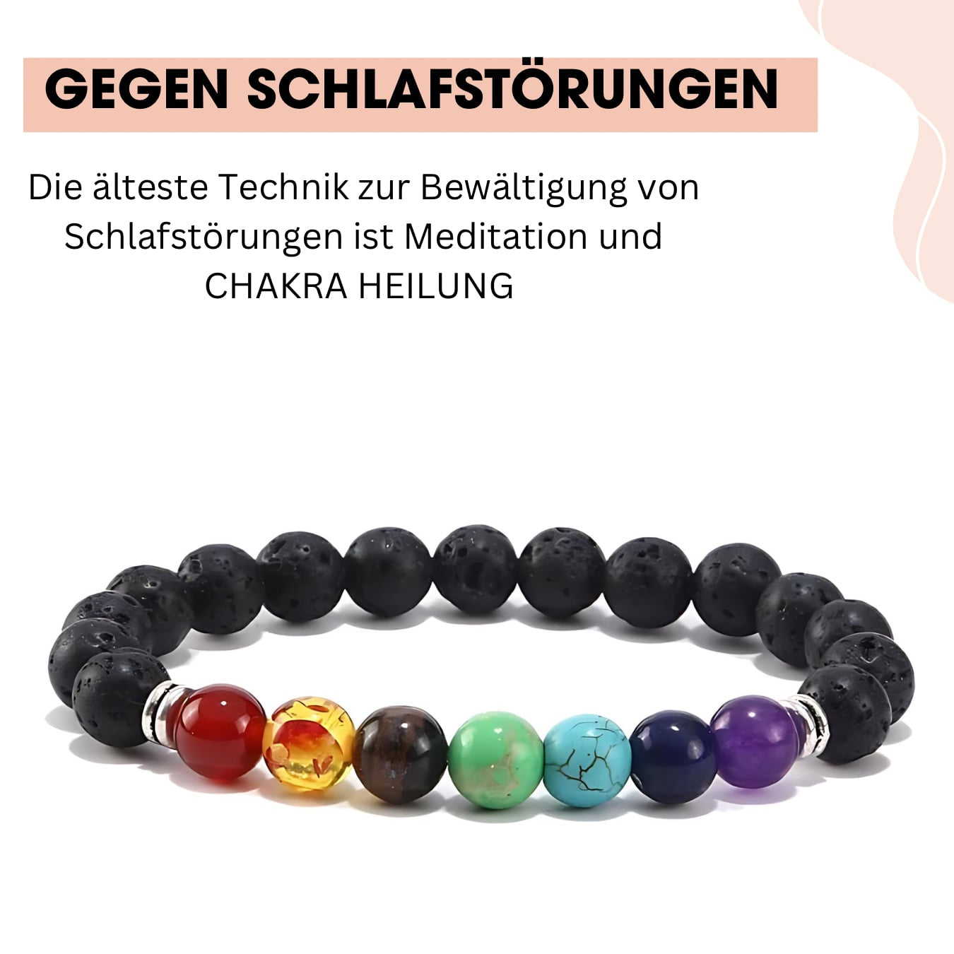 7 Steine Chakra Armband